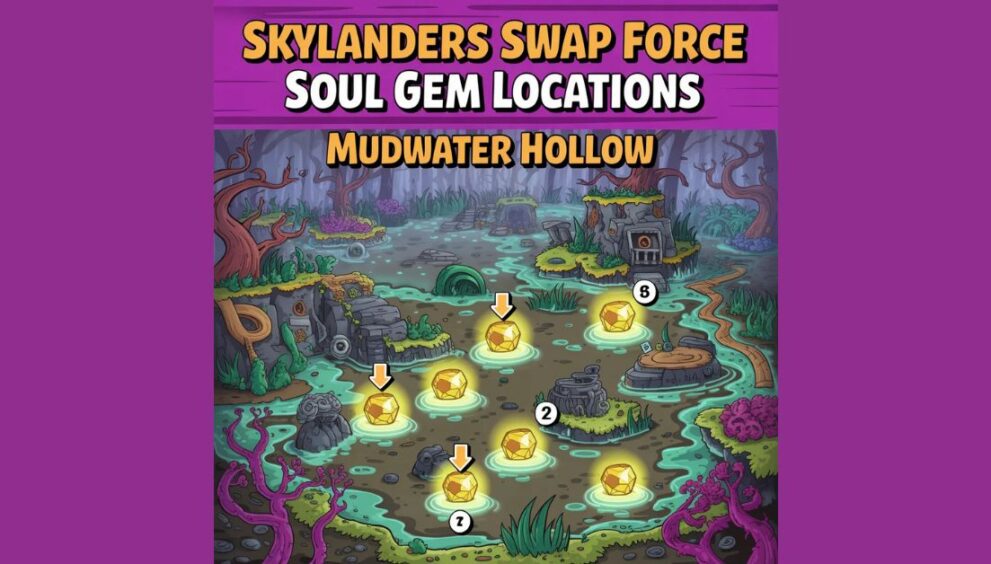 Skylanders Swap Force Soul Gem Locations Mudwater Hollow