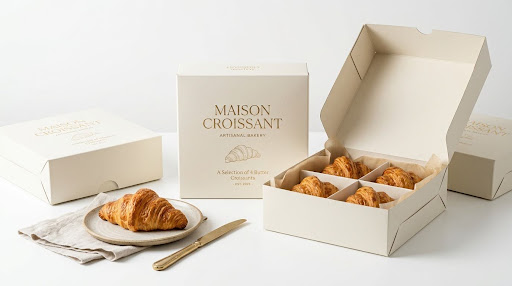 Custom croissants boxes wholesale