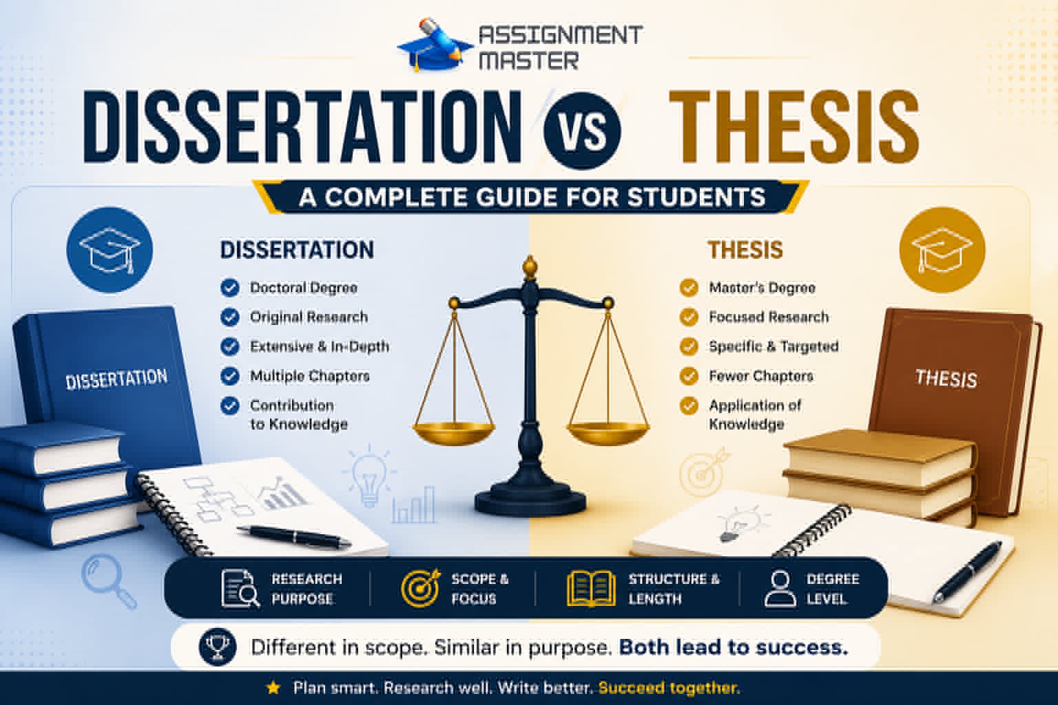 Dissertation vs Thesis: A Complete Guide for Students