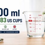 200 ml equals how many cups